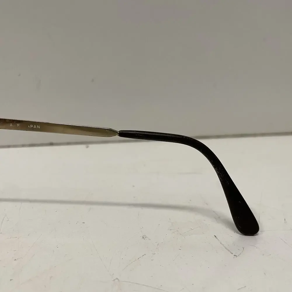 VTG 80’s Revo Malibu Sunglasses 989/005 Gold Plate Frame NASA Lens Tech Japan